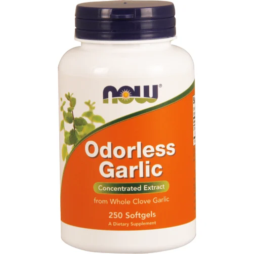 Odorless Garlic 50 mg 250 softgels by NOW