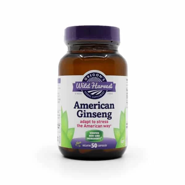 Oregon's Wild Harvest American Ginseng Capsules