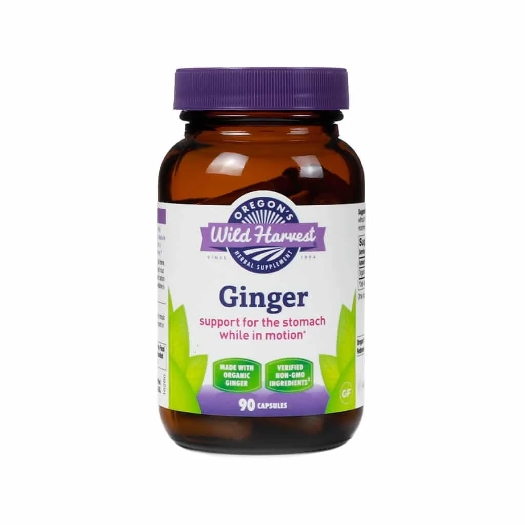 Oregon's Wild Harvest Ginger - Organic Capsules