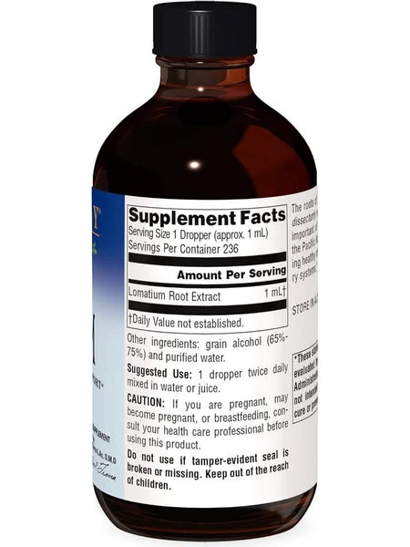 Planetary Herbals, Lomatium, Full Spectrum, 8 fl oz