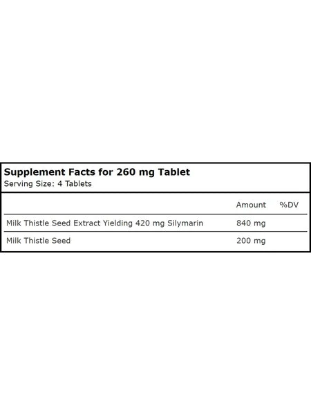 Planetary Herbals, Milk Thistle Seed Extract, Full Spectrum™, 30 Tablets