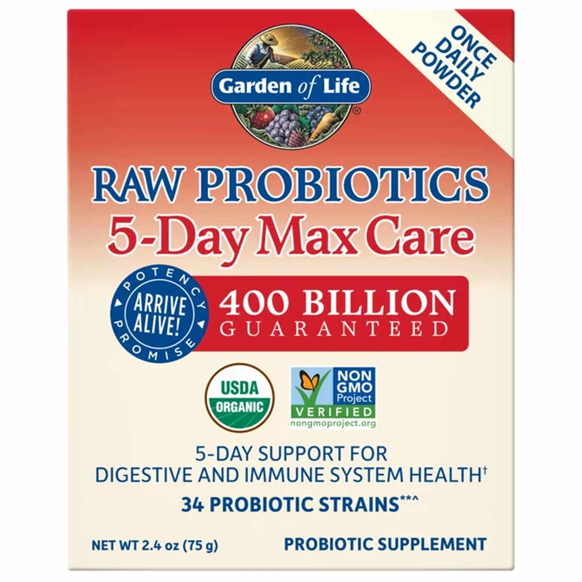 Raw Probiotics 5-Day Max Care