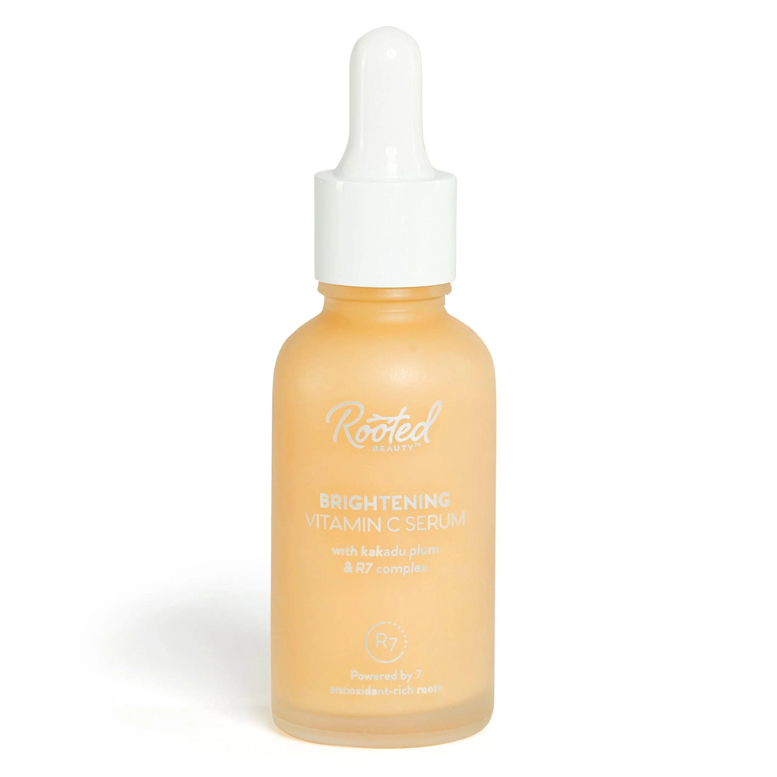 Rooted BeautyBrightening Vitamin C Serum - Smooths Lines and Evens Skin Tone - No Harsh Chemicals