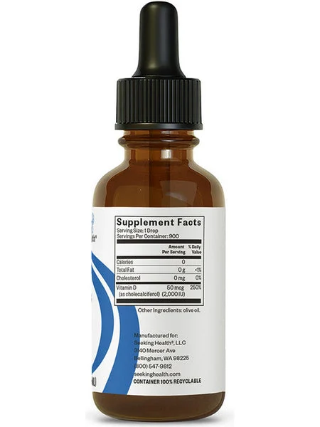 Seeking Health, Vitamin D3, 1 fl oz