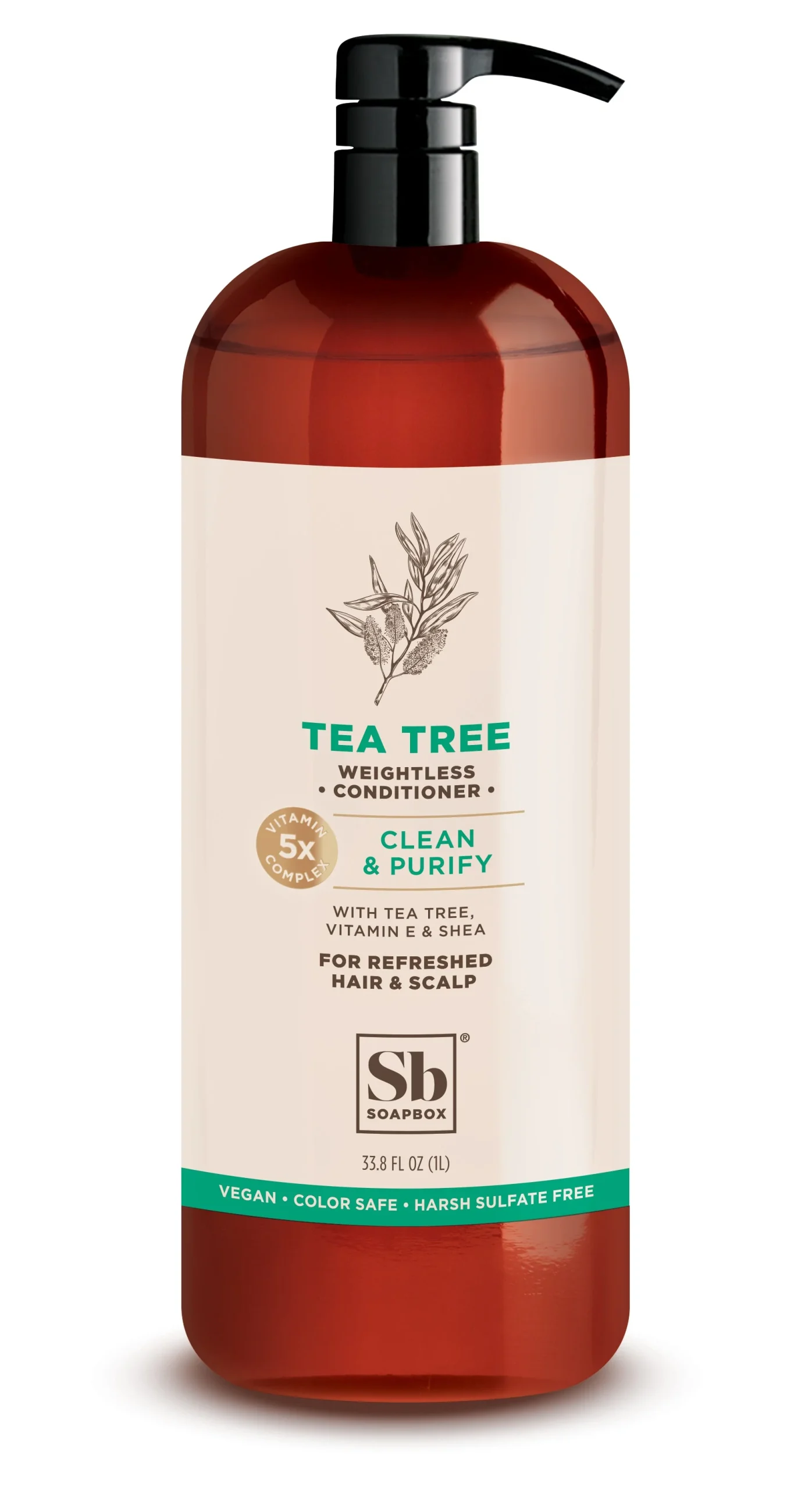 SoapboxTea Tree & Mint Scalp Balancing Conditioner 1 Liter