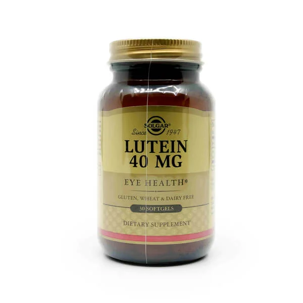 Solgar Lutein 40mg Softgels