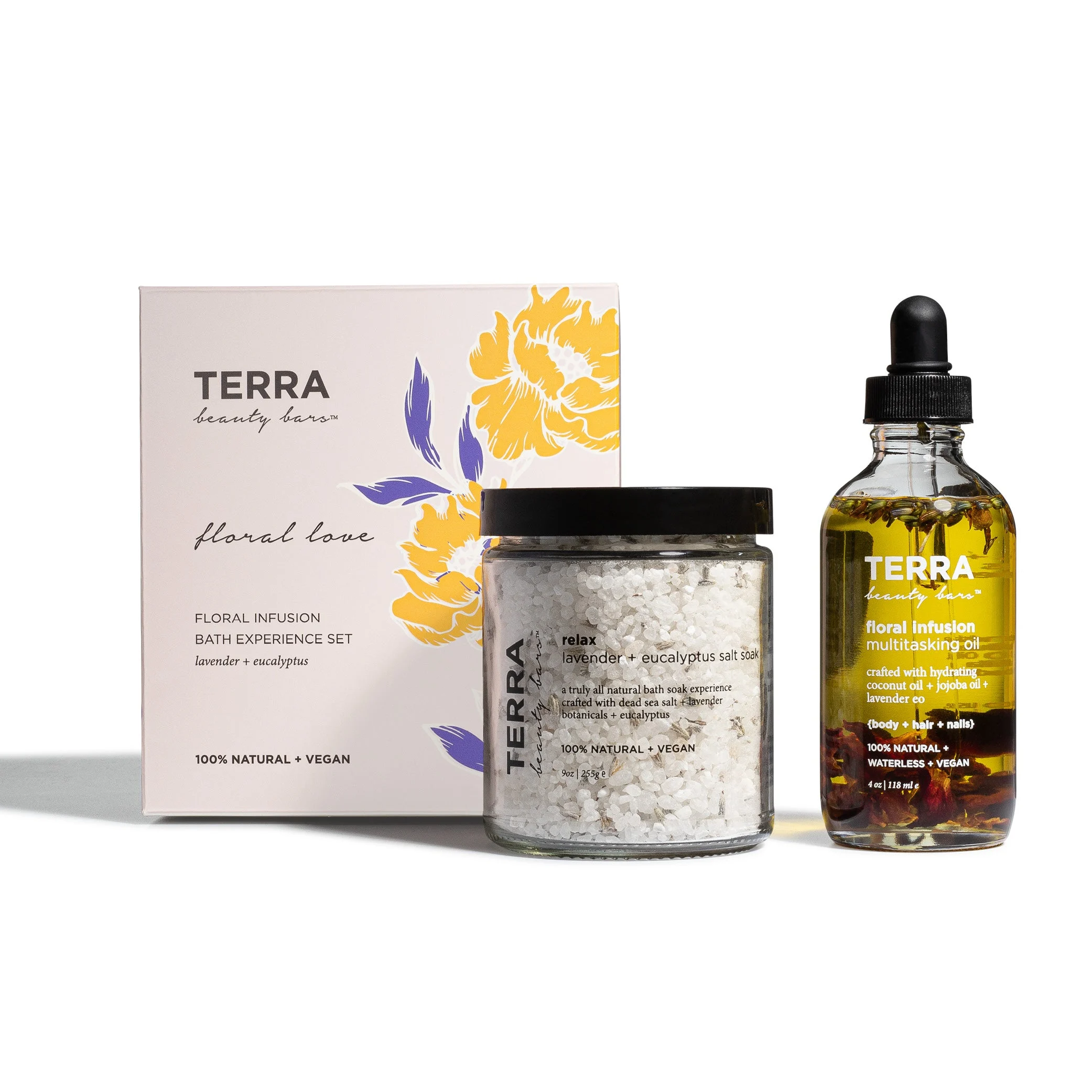 Terra Beauty BarsTerra Floral Love Bath Experience Gift Set