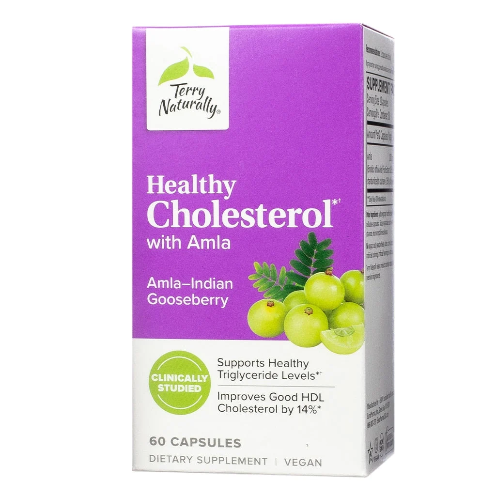 Terry Naturally Healthy Cholesterol with Amla Capsules
