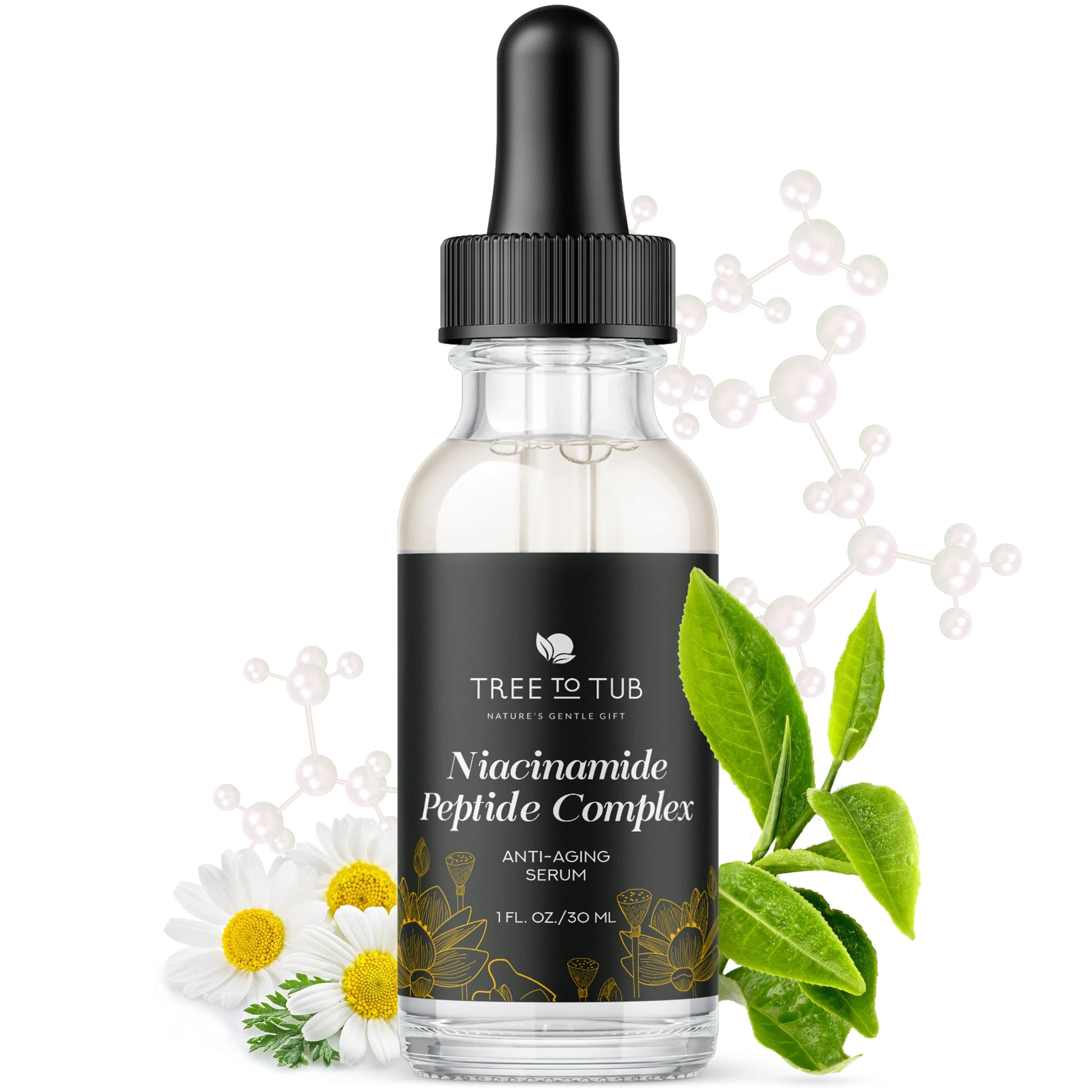 Tree To TubAnti-Aging Peptide & Niacinamide Serum For Face