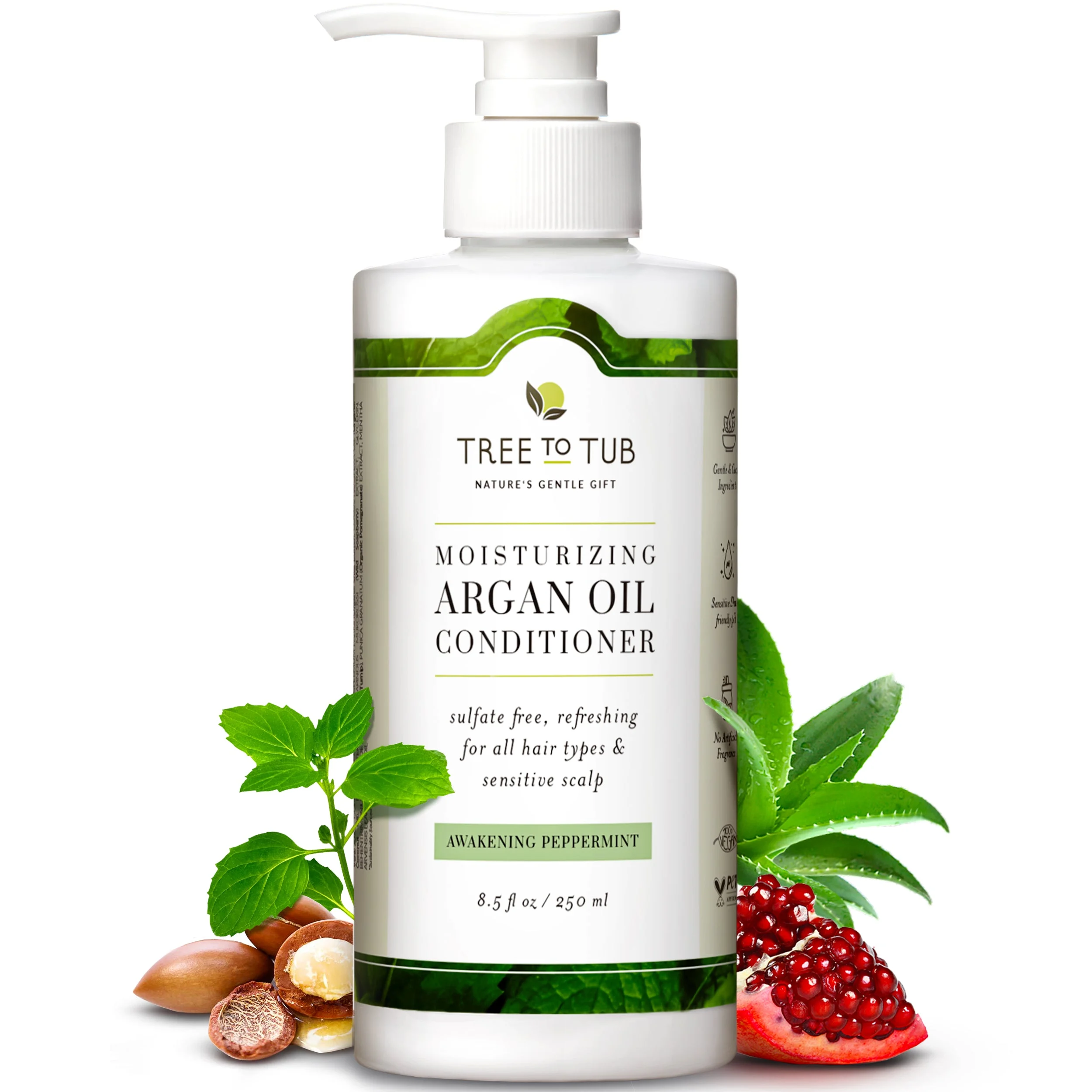 Tree To TubArgan Oil Cleansing Conditioner for Oily Hair