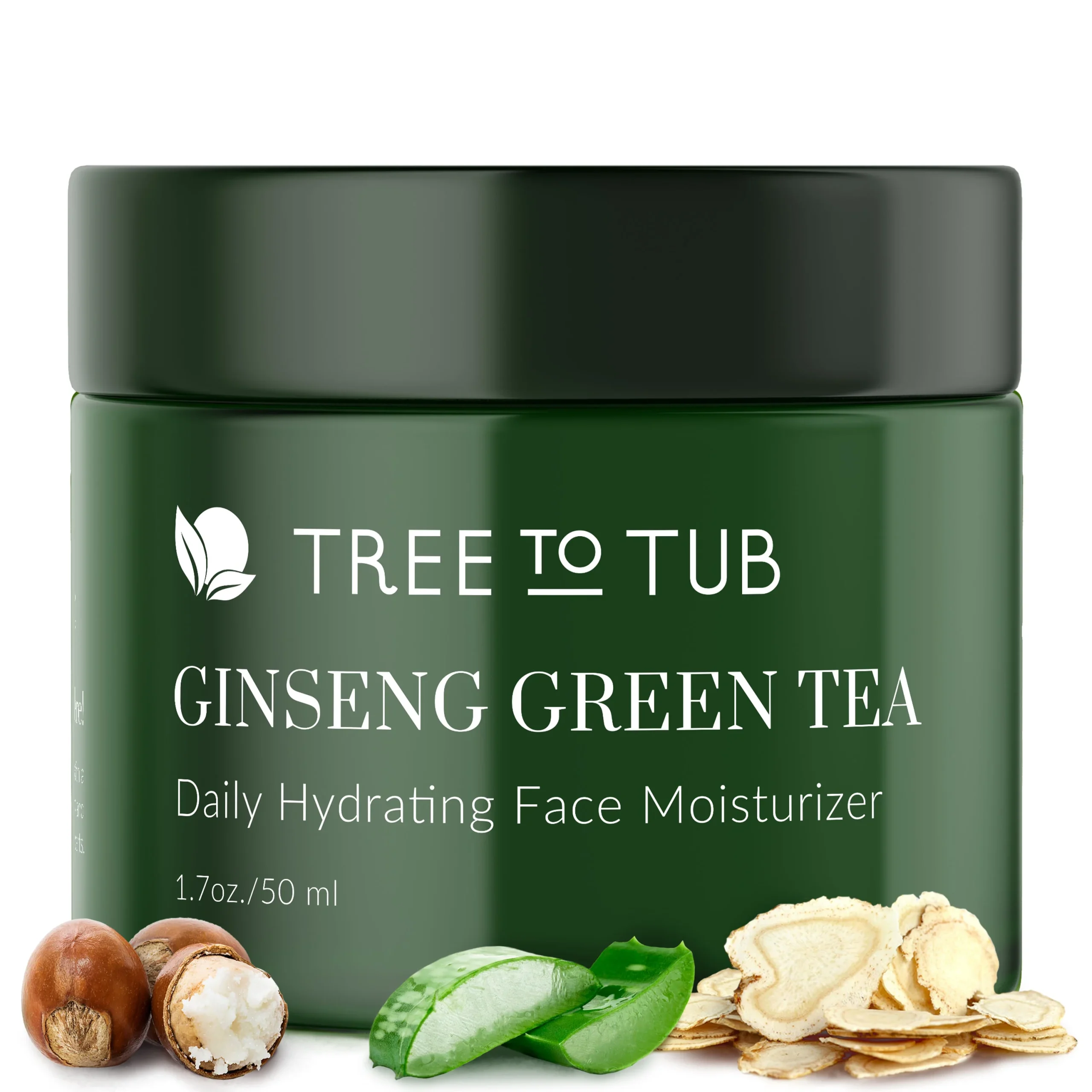 Tree To TubDeep Hydrating Face Moisturizer for Sensitive Skin with Green Tea