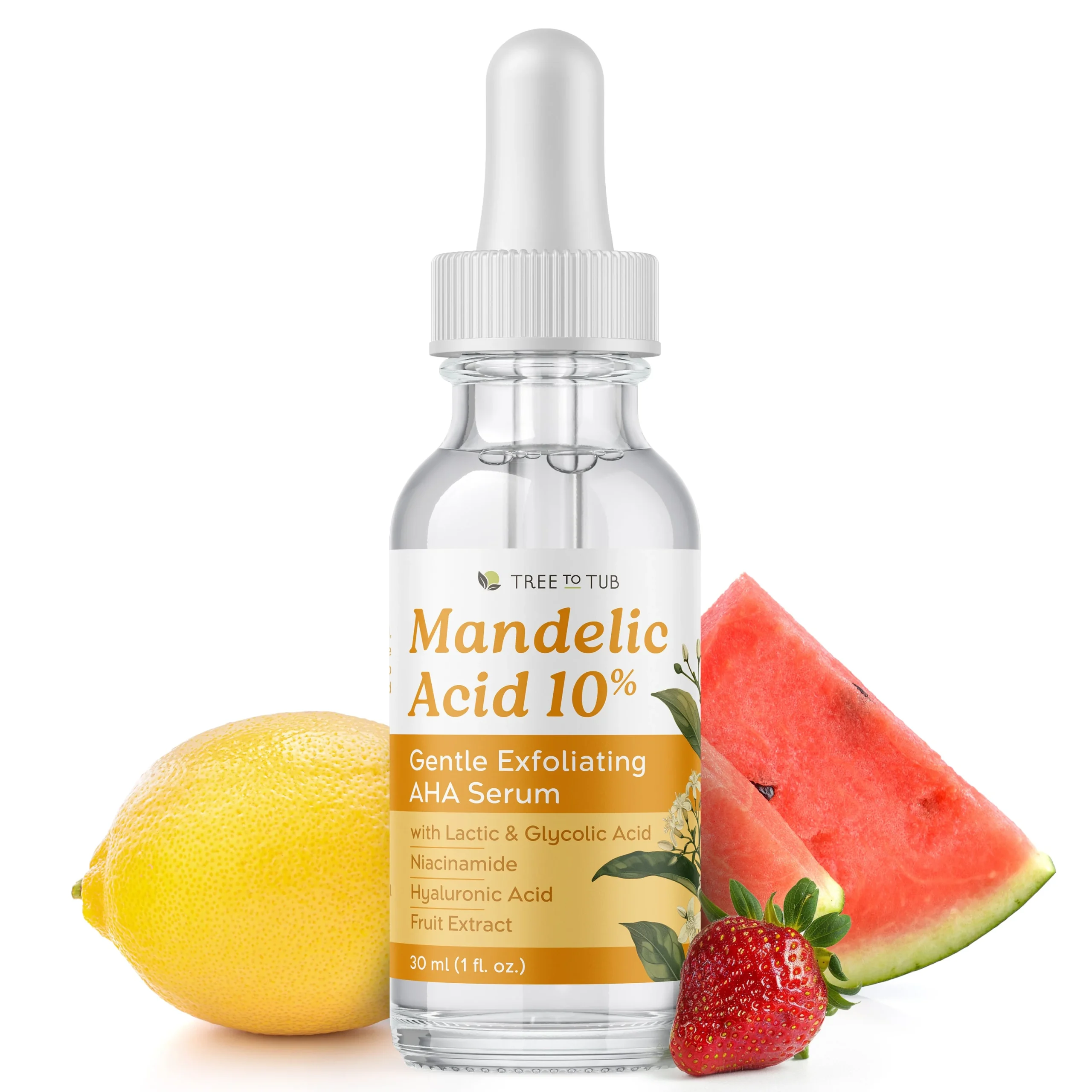 Tree To TubMandelic Acid 10% Gentle Exfoliating AHA Serum