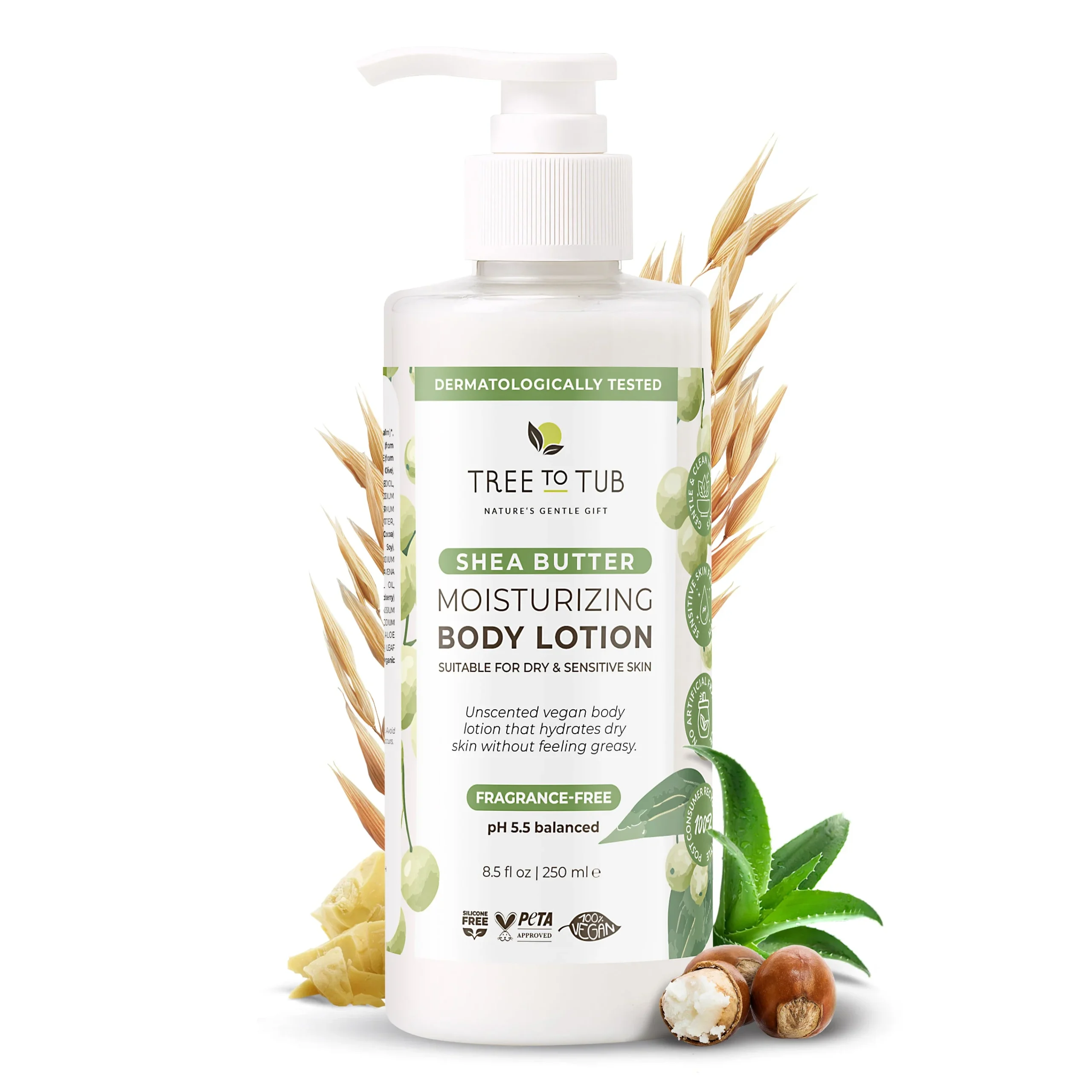 Tree To TubUltra Gentle Lotion for Sensitive Skin with Aloe