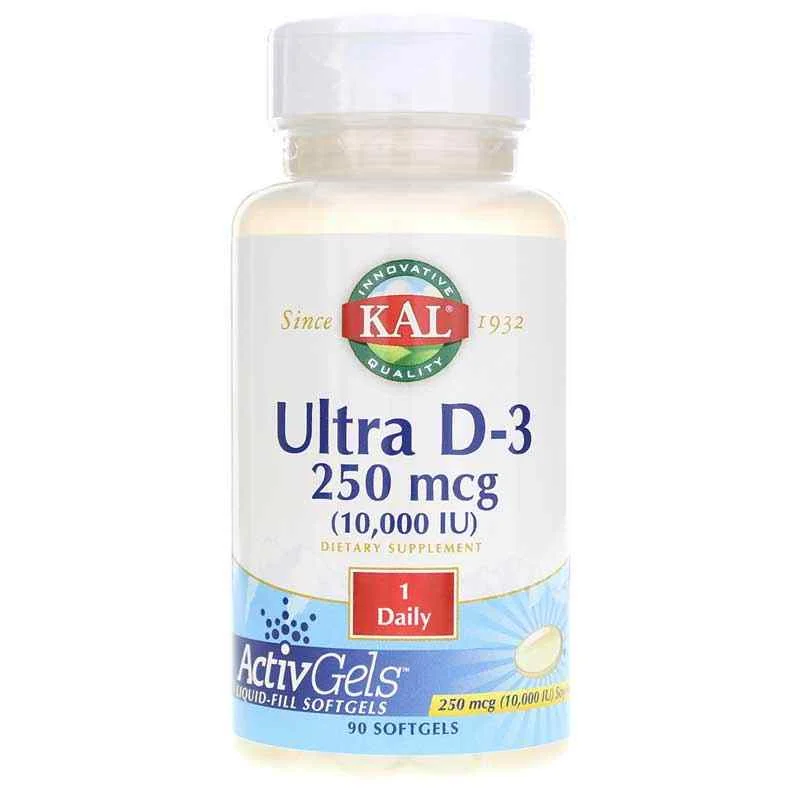 Ultra D-3 250 Mcg (10000 IU) ActivGels