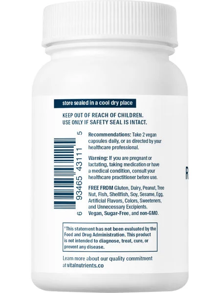 Vital Nutrients, Alpha Lipoic Acid 200mg, 60 vegetarian capsules