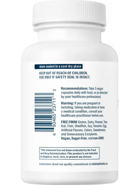 Vital Nutrients, Saw Palmetto Pygeum Nettle Root, 60 Vegan Capsules