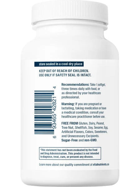 Vital Nutrients, Ultra Pure Fish Oil 700 Pharmaceutical Grade, 60 softgels