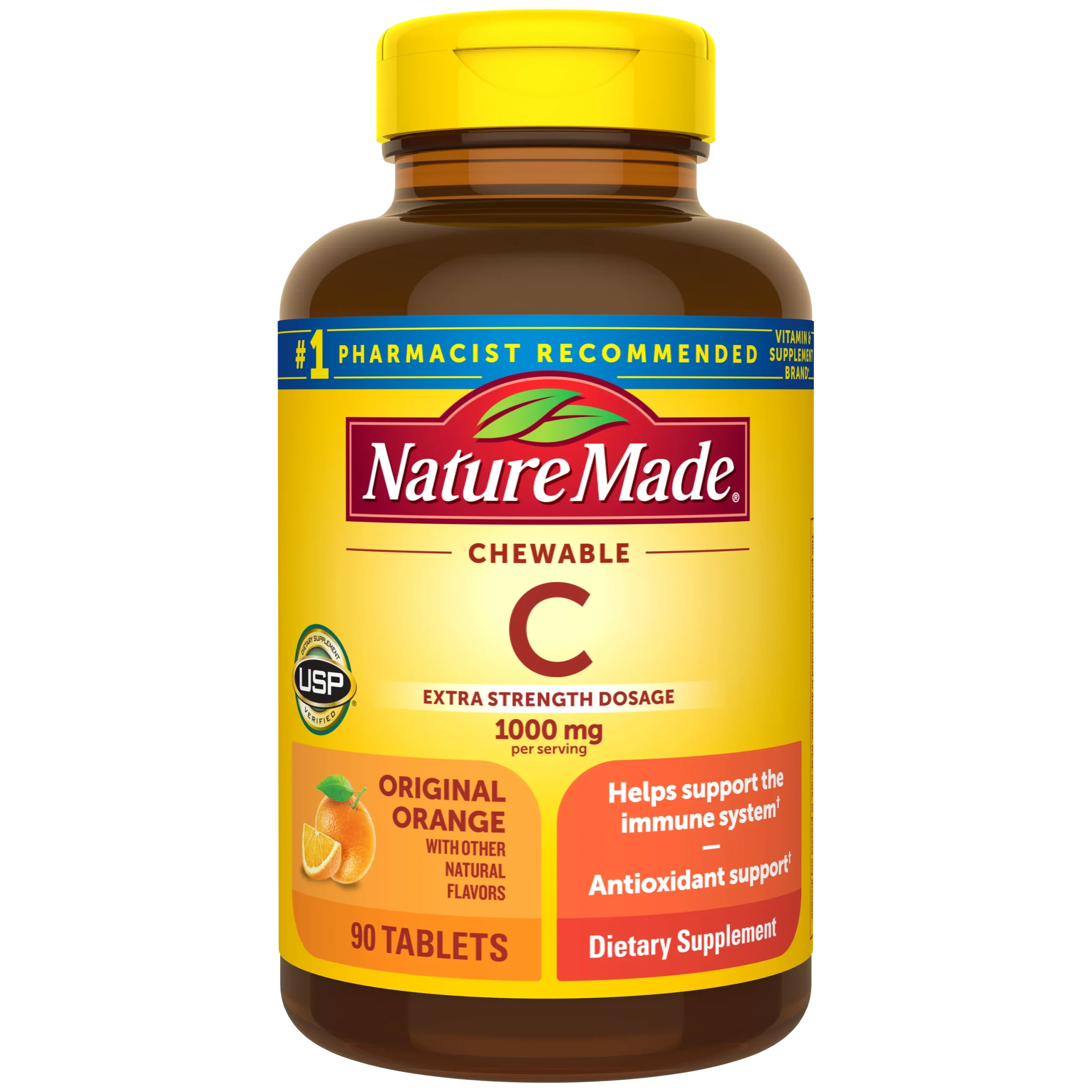 Vitamin C Extra Strength Dosage 1000 mg Chewables