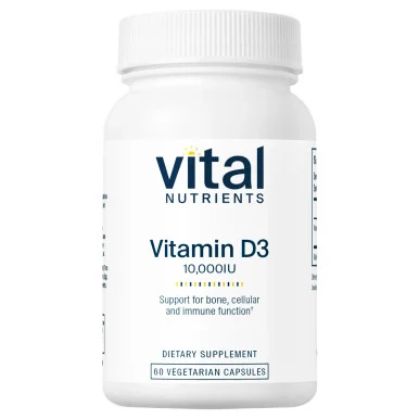 Vitamin D3 10,000iu 60c Vital Nutrients