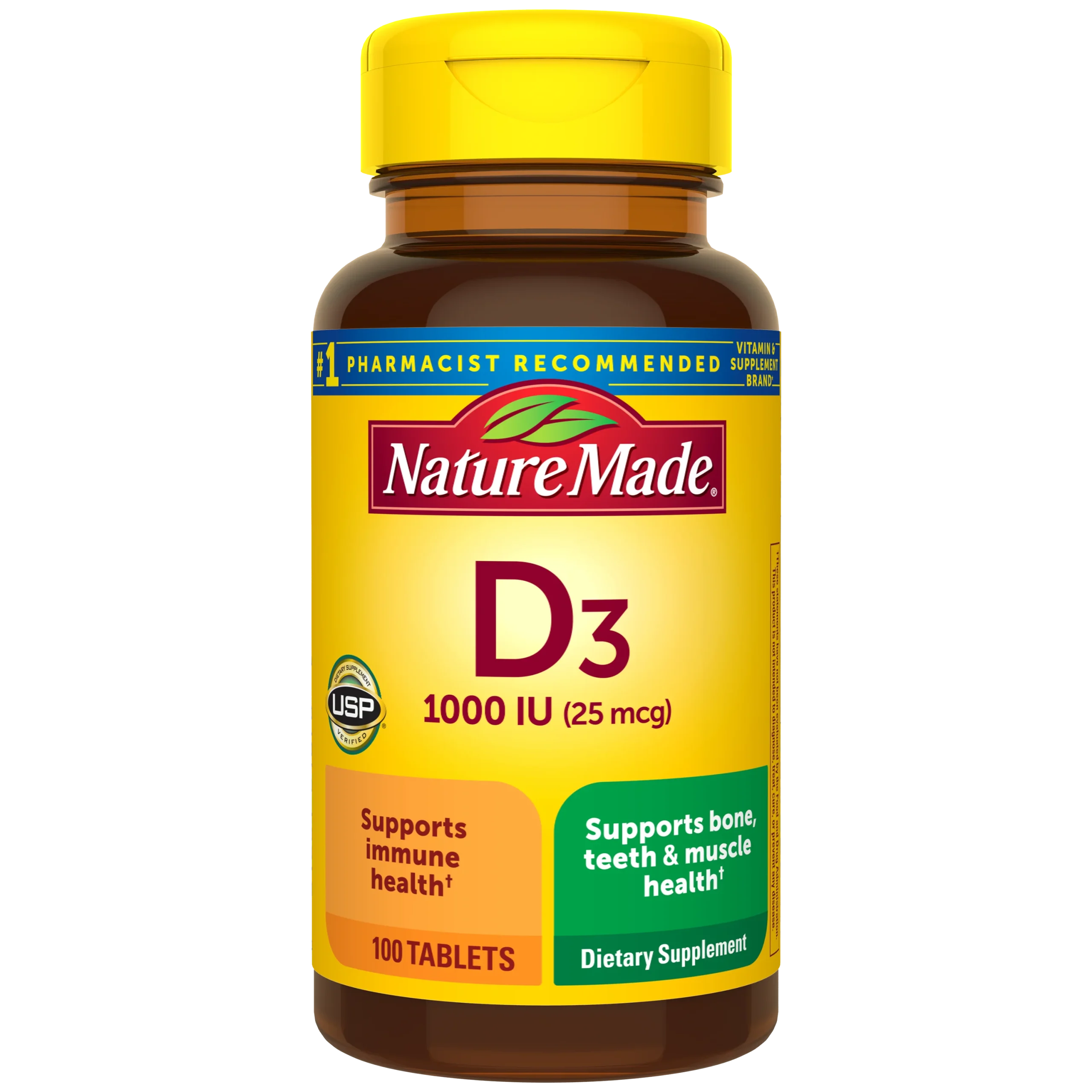 Vitamin D3 1000 IU (25 mcg) Tablets