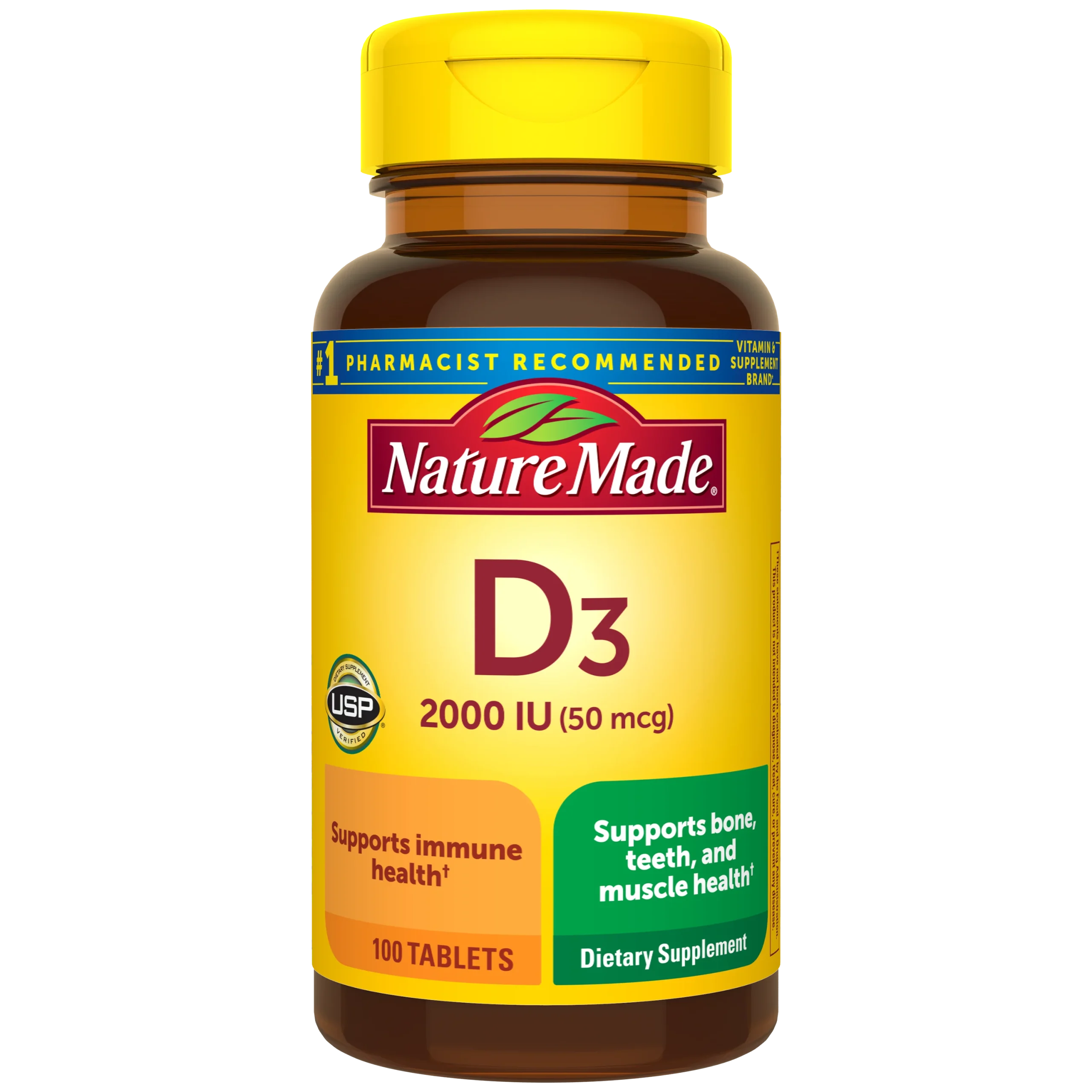 Vitamin D3 2000 IU (50 mcg) Tablets