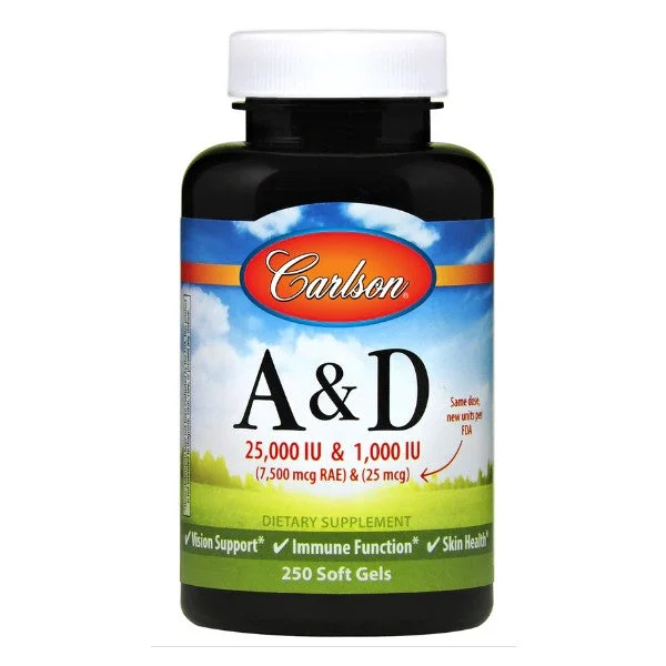 Vitamins A & D 25,000 IU + 1,000 IU